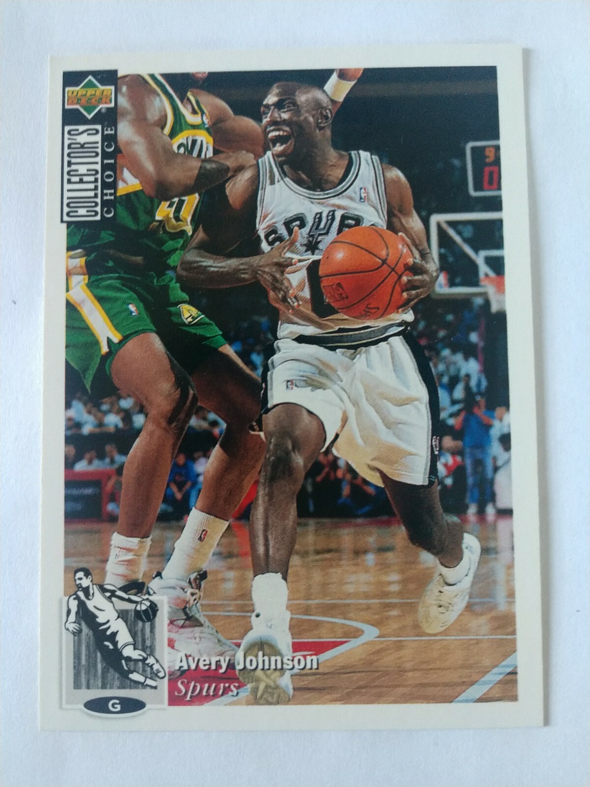 1994-95 Collector's Choice San Antonio Spurs Basketball Card #301 Avery Johnson