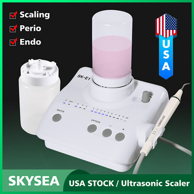 For Cavitron Dental Ultrasonic Scaler 2*Bottles Detachable Handpiece EMS FDA US