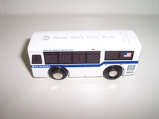 Munipals Wooden New York City Orion VII Hybrid Electric Bus Fits BRIO Train Used