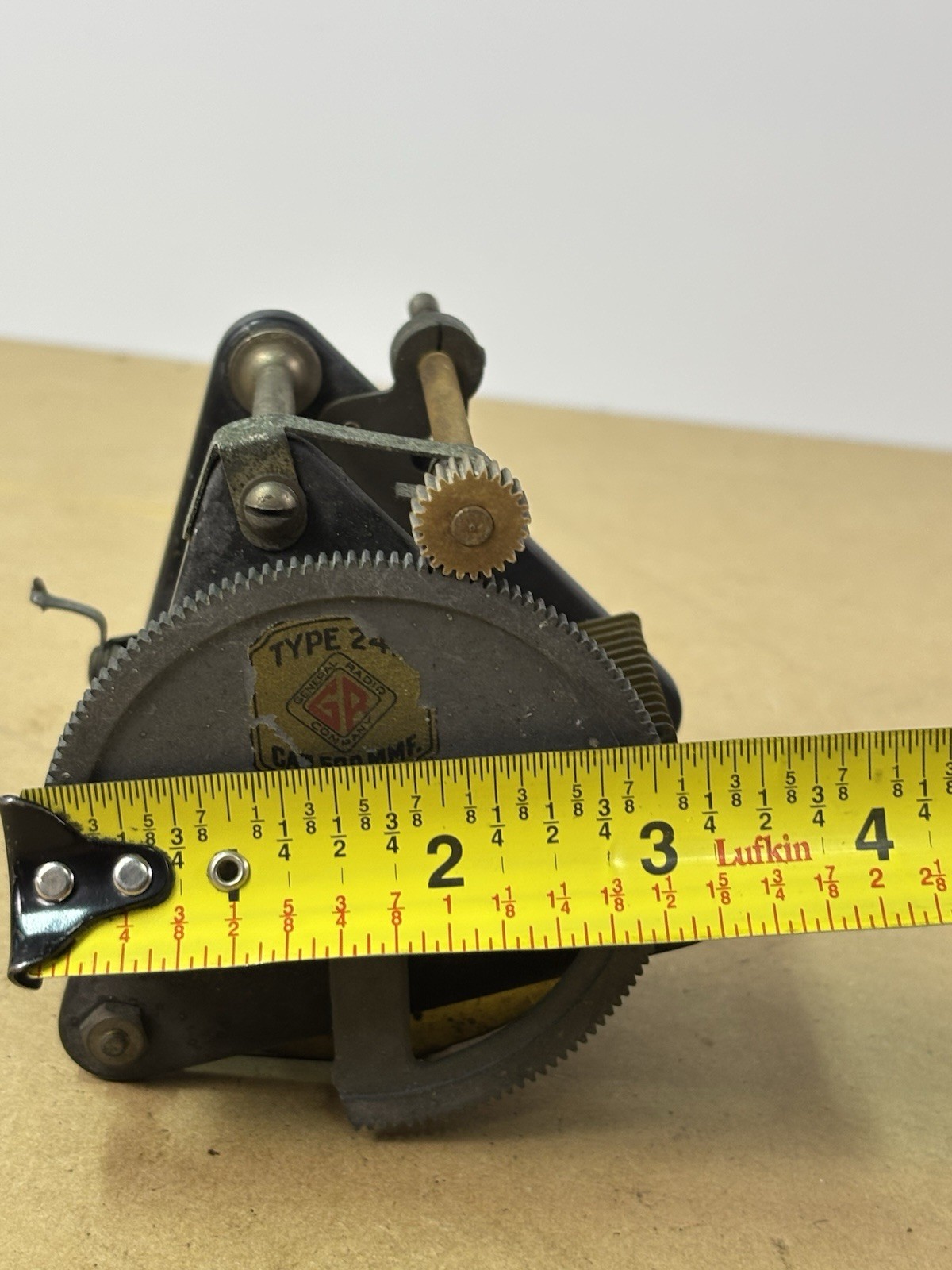 1920's General Radio Company Type 247 Air Variable Capacitor 500MMF Used Qty