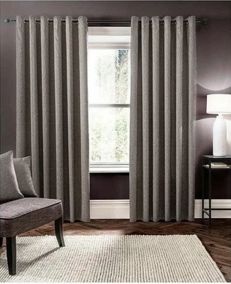 Nuevo Studio G Verona Forrado Ojales Cortinas 90" x 54" (DAÑOS EN EL EMBALAJE) - Imagen 1 de 4