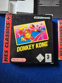 Nintendo Gameboy Advance NES Classics Donkey Kong 100% Complete In Box