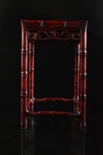 T5370: Japanese Wooden Flower Watermarks sculpture GARDEN TUB Flower vase