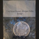 1 oz Silver Round Morgan Dollar Design .999 Fine Silver 1 oz Total