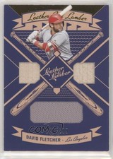 2019 Panini Leather & Lumber and Triple Relics Gold 257/299 David Fletcher 0b5