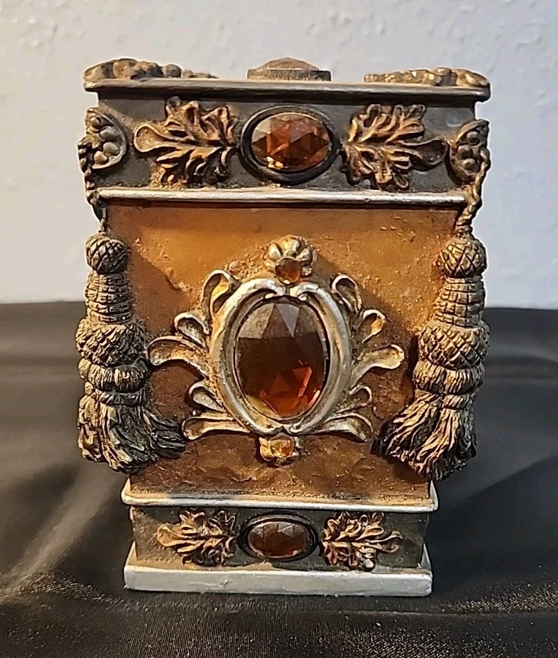 Soporte para cepillo de dientes decorativo marrón elegante Foto 3 de 4