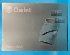 Owlet Dream Sock Smart Wearable Baby Monitor with Live Heart Rate  Oxygen Alert