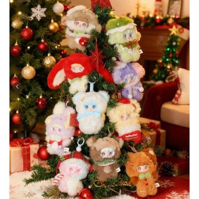 【開封済み・未使用】yooki ぬいぐるみ クリスマス 7点 レア目あり Yooki Christmas Series Plush Pendant Confirmed Blind Box Figure