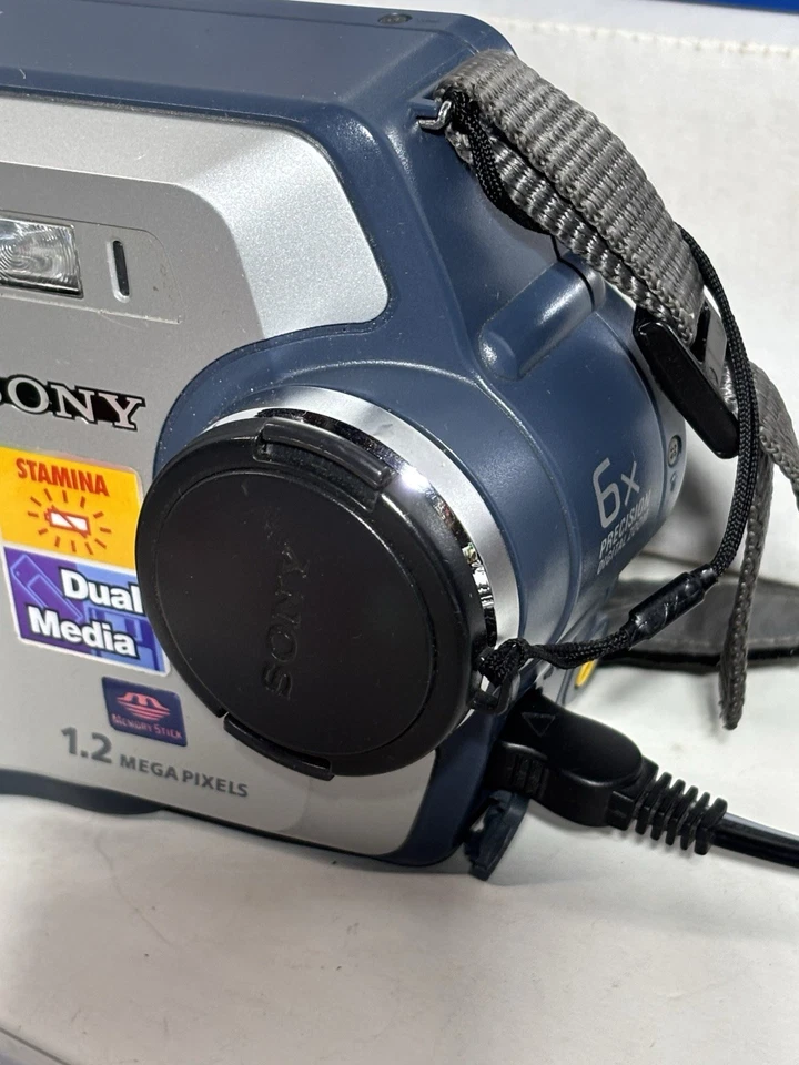 Sony Mavica MVC-FD100 Digital Camera Battery Memory Stick Floppy’s Case WORKING - Image 3 of 4