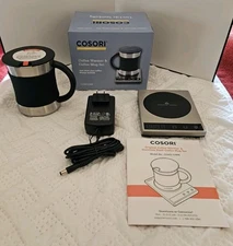 Cosori Coffee Mug & Warmer Plate, Open Box, Tested Works