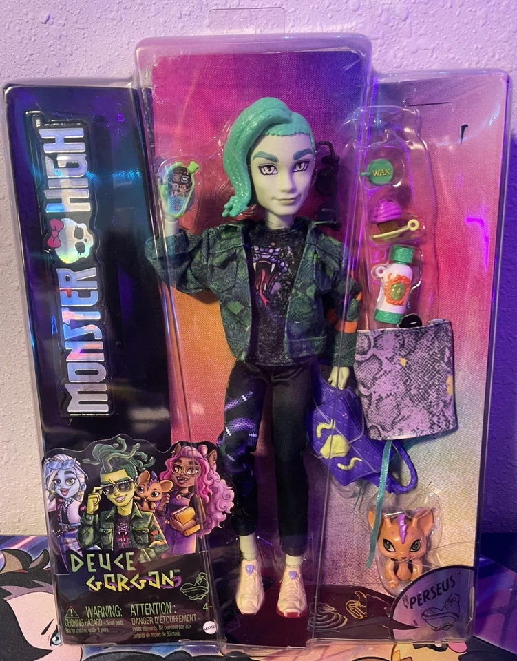Кукла MATTEL Monster High Deuce Gorgon с домашним животным и аксессуарами - Изображение 2 из 2