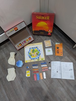 Die Siedler von Catan 1995   Erstausgabe mit HOLZFIGUREN   Komplett!