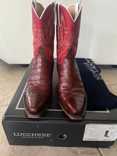 Lucchese Boots - Caiman Exotics - Women 7 B -...