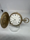 Antique 1911 Elgin Gold Plated Keystone Cyclone CaseFull Hunter Pocket Watch N/W