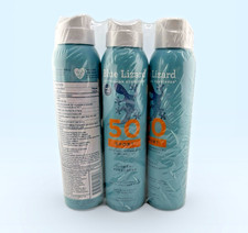 3x Blue Lizard Australian Mineral Sunscreen Sport, Spray SPF 50, Exp 01/2027 NEW