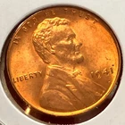 1941-P Lincoln Wheat Cent Penny GEM RED BU From an Original Bank Roll