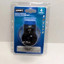 Hart wielofunkcyjny zestaw narzędzi do cięcia obrotowego 4 szt. Płyta gipsowo-kartonowa Włókno szklane Drewno laminowane