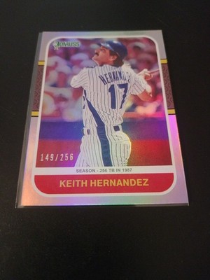 Keith Hernandez 2021 Donruss Season Stat Line 149/256 #256