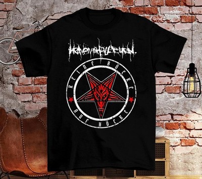 Heaven Shall Burn Logo Band Classic Short Sleeve Black All Size T-Shirt KK1900