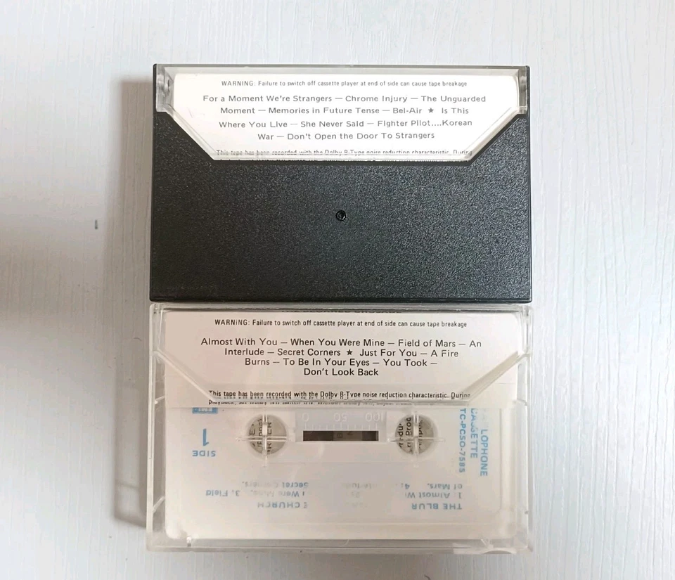 THE CHURCH Cassette Bundle x 2 The Blurred Crusade / Of Skins & Heart FREE POST - Image 2 of 3