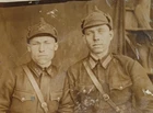 1940 Dated Signed Photo Soviet Red Army Soldiers Budenovka Khabarovsk Far East