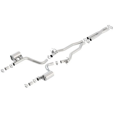 Borla 140667 ATAK Cat Back Exhaust for 2015-23 Dodge Charger SRT Hellcat 6.2L V8