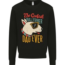 Sweatshirt Jumper Pour Papa Bull Terrier Drôle Pour La Fête Des Pères