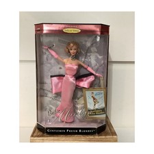 Vtg.1997 Barbie as Marilyn Monroe in Gentlemen Prefer Blondes Doll Mattel 17451