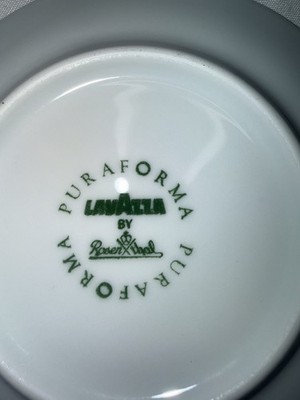 Lavazza Puraforma Rosenthal Porcelain Espresso Saucers Set of 12   Italy