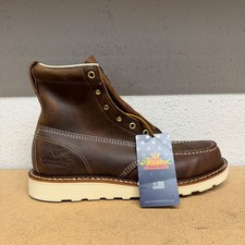 Thorogood 814-4203 Men's Leather Moc Toe Non Safety Work Boot Brown Size 9.5 2E