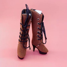 High-Heel Boots for Blythe Dolls Leather Suede Doll Shoes Accessories