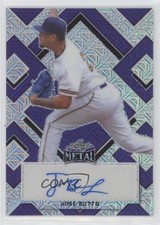 2022 Leaf Metal Purple Mojo 4/4 Jose Butto #BA-JB2 Auto 0tw4