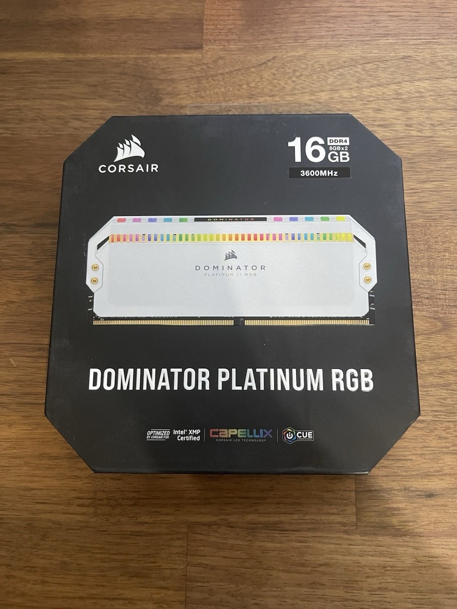 CORSAIR CMT16GX4M2D3600C18W DOMINATOR PLATINUM RGB 16GB 2x8GB DDR4