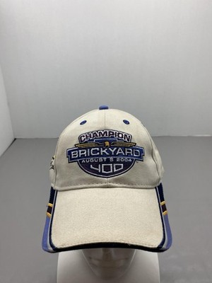 Vintage Jeff Gordon Hat Strap Back One Size Beige NASCAR Brickyard 400 Chase
