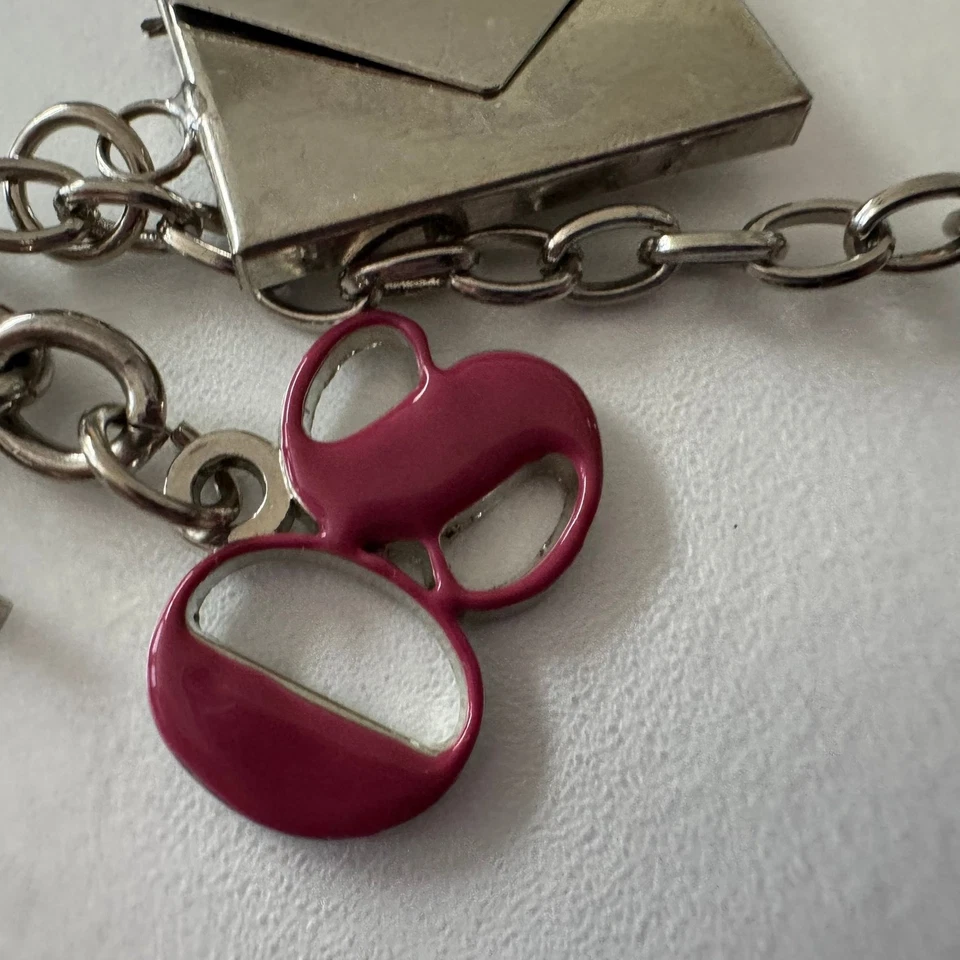 Брелок брелок серебряный металлический зажим выпускной 2008 Jostens подвеской брелок JDS инициалы - Изображение 4 из 4