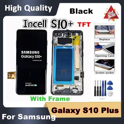 LCD Display For Samsung Galaxy S10/S10+Plus Touchscreen Digitizer with Frame