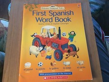 Usborne Farmyard Tales FIRST SPANISH WORD BOOK SCHOLASTIC Paperback