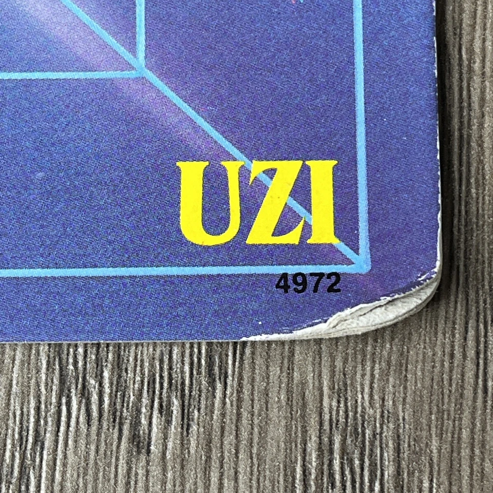 ERTL Force One Die-Cast Metal Uzi (Israel) #4973 1989 b Foto 4 de 4