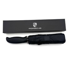 Porsche Automatic Folding Travel Umbrella - BLK Windproof Umbrella with Gift Box