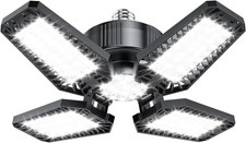 Garage Light 1 Pack 120W, 12000LM LED Lights for Garage with 4 1 Deformable P...