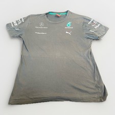 Puma Mercedes Benz Petronas T Shirt Gray Size L Large Men’s F1 Formula 1 Car Amg