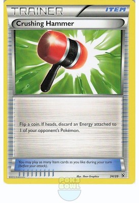 Crushing Hammer 34/39 2013 Pokemon Kalos Starter Set 5ban Graphics LP