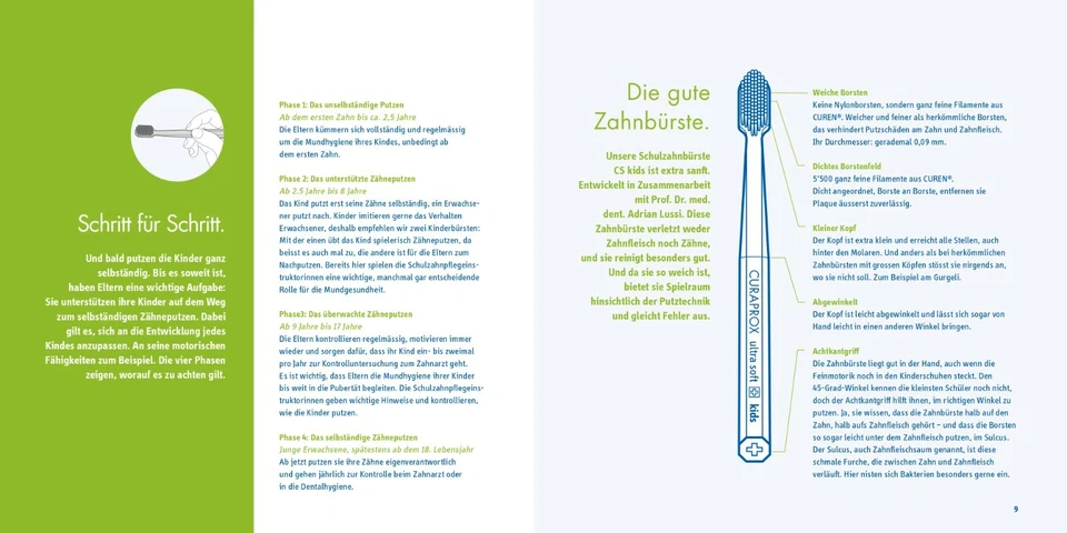 5x Curaprox CS Kids Zahnbürste ultra soft - Original Schweiz – 5er Multipack - Bild 4 von 4