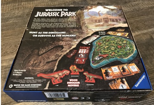 Juego de Mesa JURASSIC PARK RISK Aventura Ravensburger COMPLETO - Imagen 2 de 5