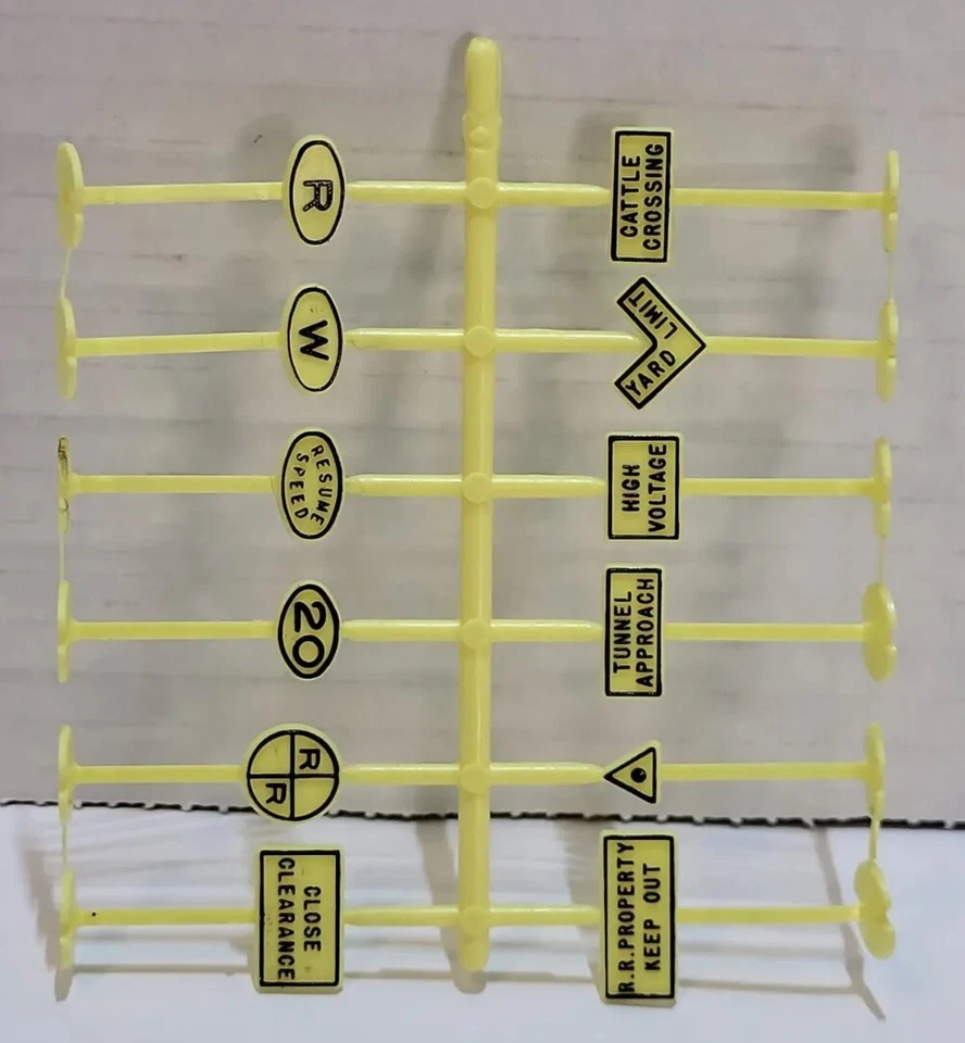NEW ~ Group of 24 STREET SIGNS Model Scale Lot. - Image 3 of 3