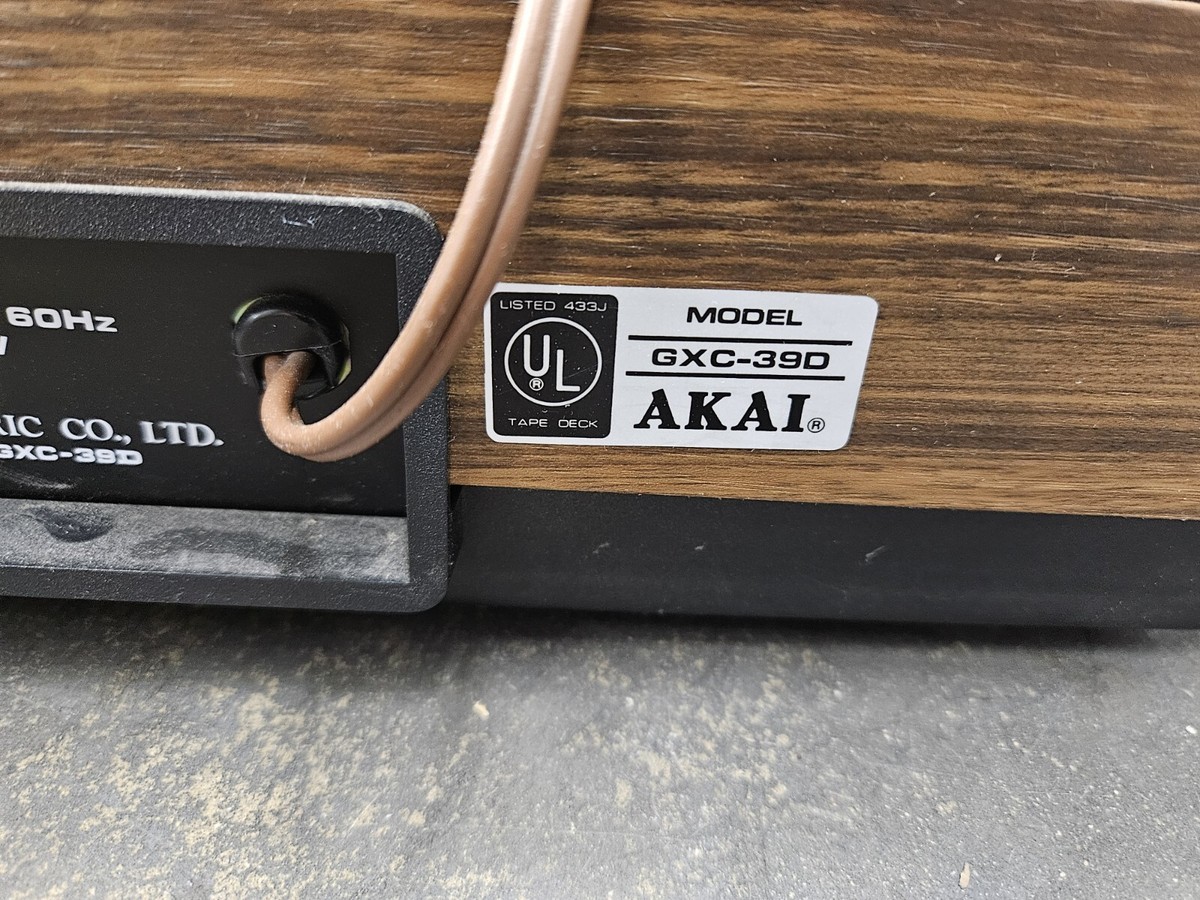 AKAI GXC-39D Stereo Cassette Player Recorder Dolby Used