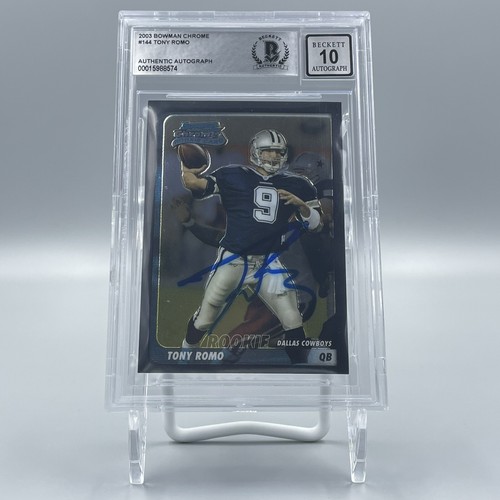2003 Bowman Chrome #144 Tony Romo | Trading Card Database