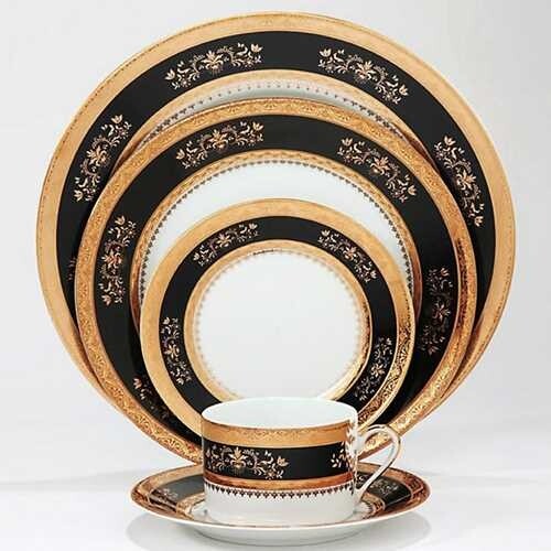 Philippe Deshoulieres 263916 Orsay Black 5-Piece Place Setting | eBay