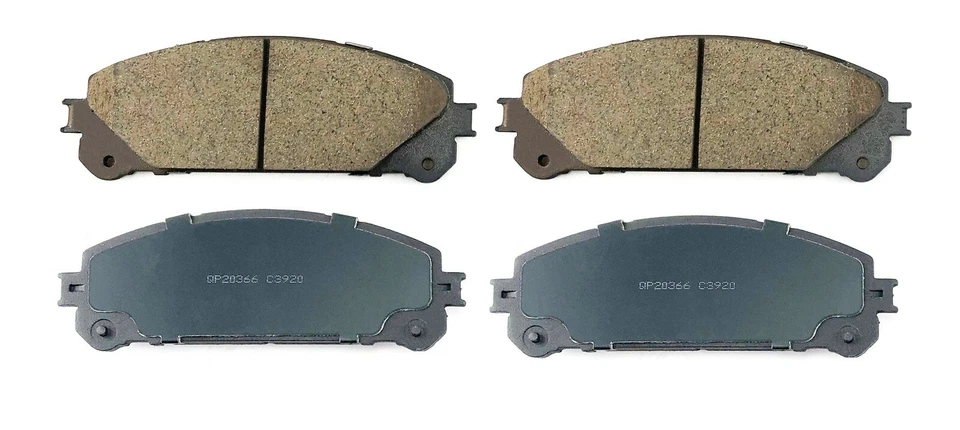 Front Brake Rotors & Ceramic Pads for 2015 2016 - 2018 Lexus NX200t NX300h NX300 - Imagem 4 de 4