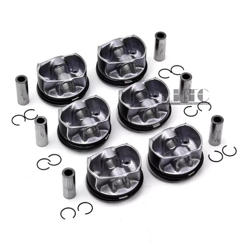 6x Pistons With Rings Set MAHLE for Mercedes-Benz X290 W167 C167 W222 M256 3.0 T - Picture 4 of 5